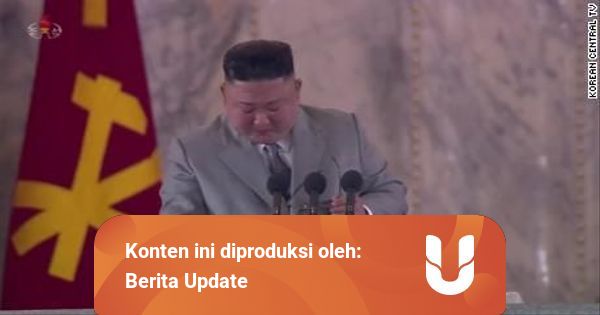 Kim Jong Un Menangis Saat Pidato Mengenai COVID-19 di